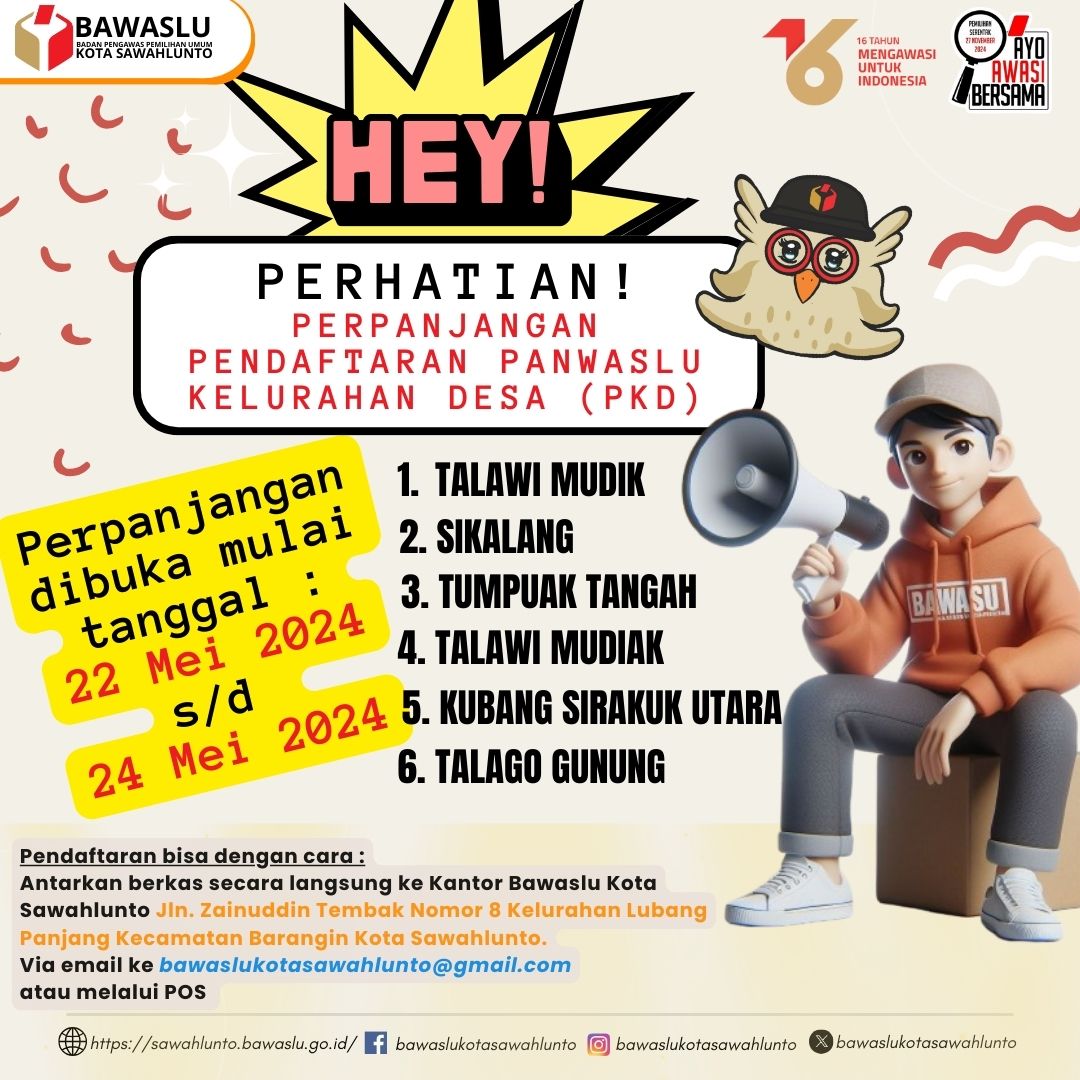 Perpanjangan Pendaftaran