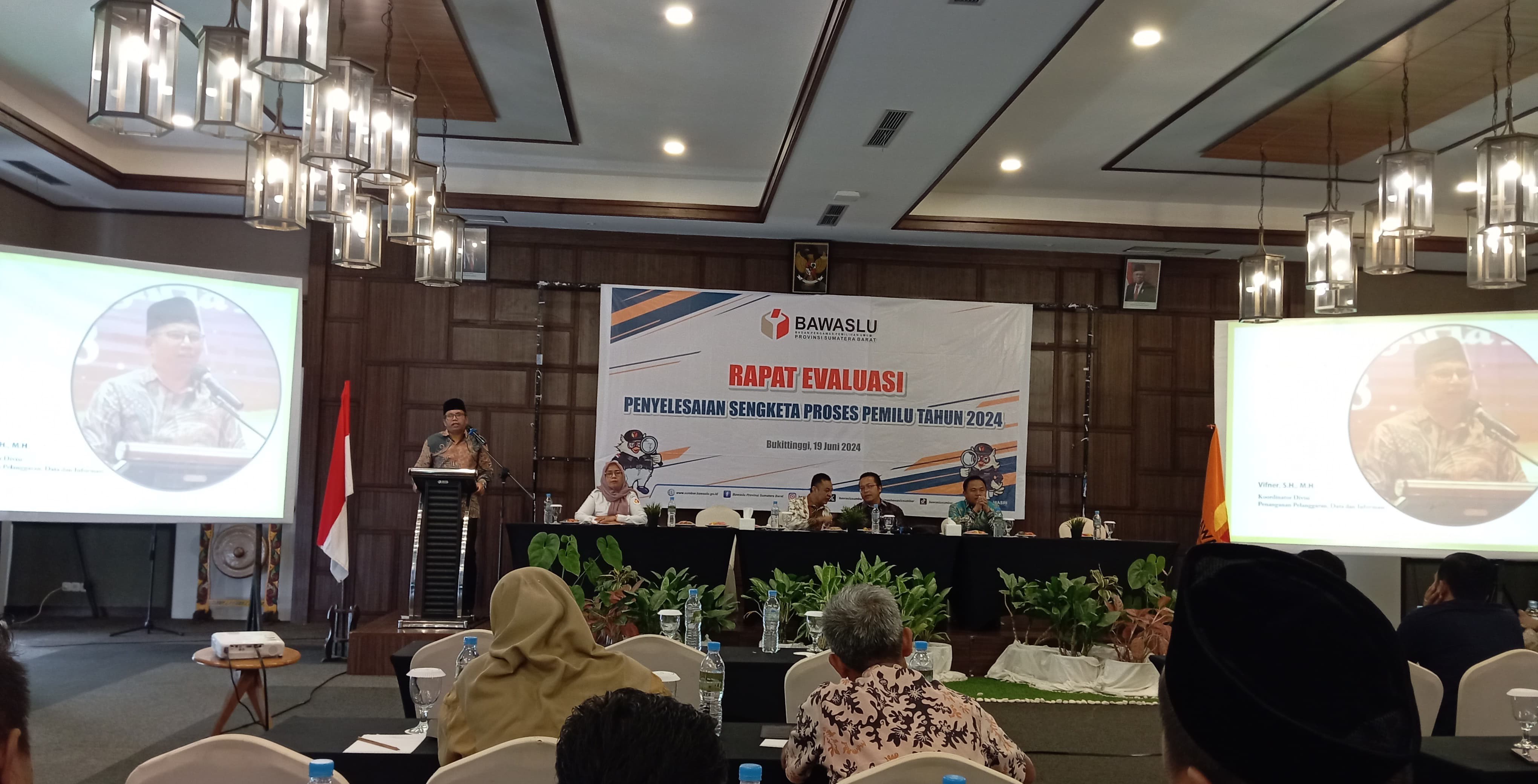 Rakor Evaluasi Penyelesaian Sengketa Proses Pemilu Tahun 2024