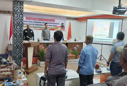 Bimtek Administrasi & Keuangan bagi Panwaslu Kecamatan se Kota Sawahlunto