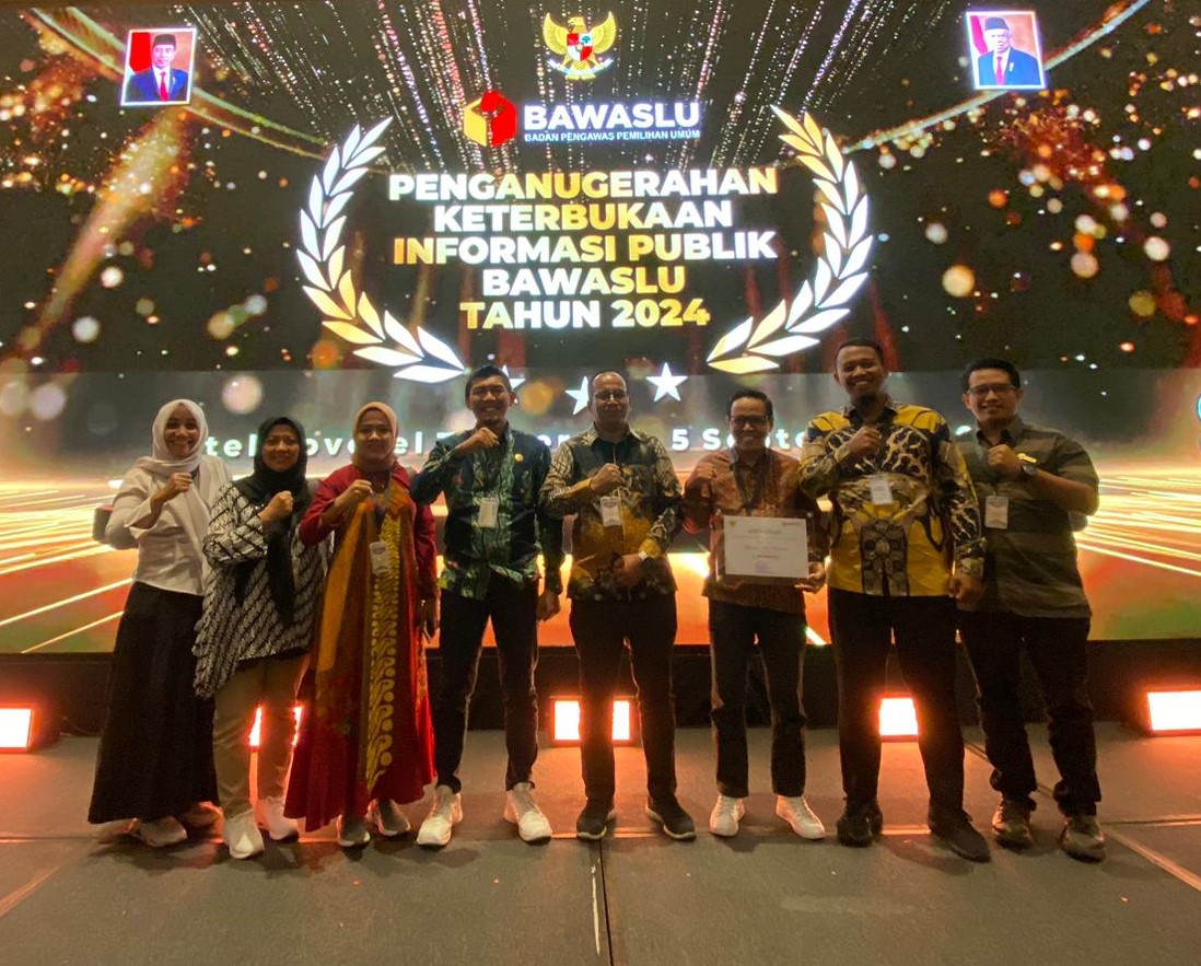Penganugerahan Keterbukaan Informasi Publik Bawaslu Tahun 2024