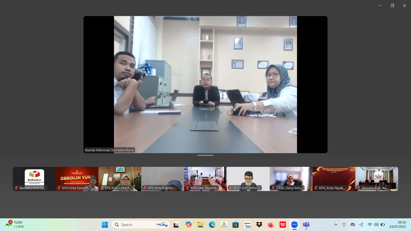 Bimbingan Teknis Evaluasi Keterbukaan Informasi Publik (MONEV KIP) Bersama KI Sumbar