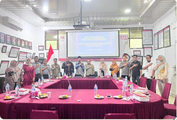 Rakor Bersama Stakeholder Terkait Pelaksanaan Pemutakhiran Data Pemilih Berkelanjutan (PDPB)