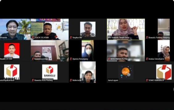 Rapat Daring Dalam Rangka Manajemen Pengetahuan, Evaluasi Kinerja, Serta Publikasi CapaianKinerja
