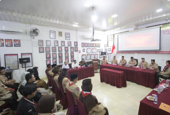 elantikan Saka Yogaswara Gerakan Pramuka Kota Sawahlunto Masa Bakti 2025-2030