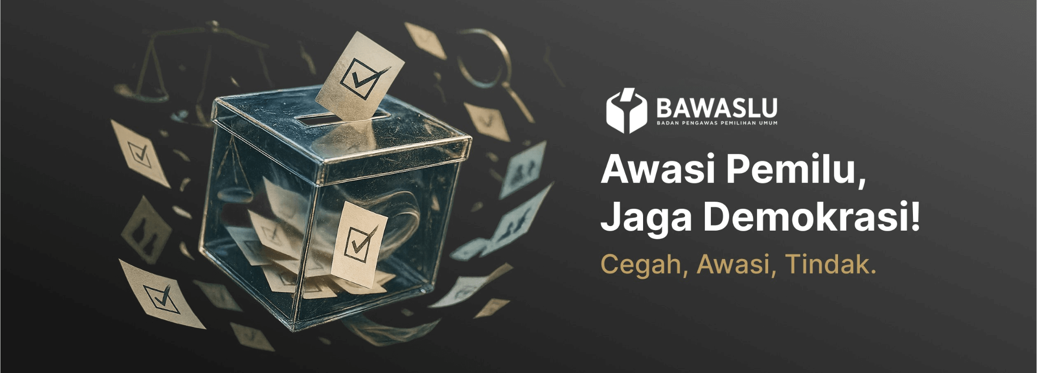 Awasi Pemilu Jaga Demokrasi