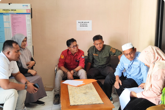 Pengawasan Coktas di Desa Kumbayau dan Desa Bukik Gadang