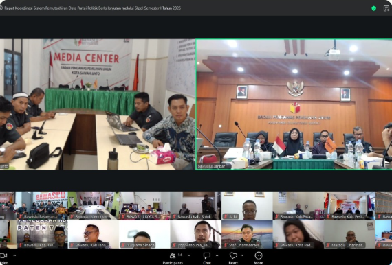 Rapat KoRapat kordinasi Persiapan Pengawasan Pemutakhiran Data Partai Politik
