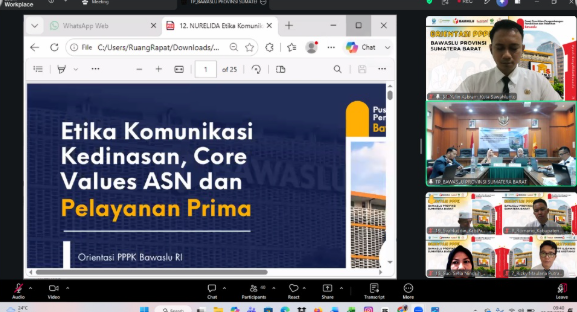 Orientasi PPPK Gelombang IV hari ke-8 : Pentingnya penerapan nilai dasar aparatur sipil negara, BerAKHLAK