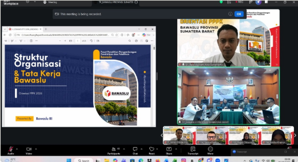Orientasi PPPK Gelombang IV hari ke-6 : Struktur Organisasi dan Tata Kerja Bawaslu