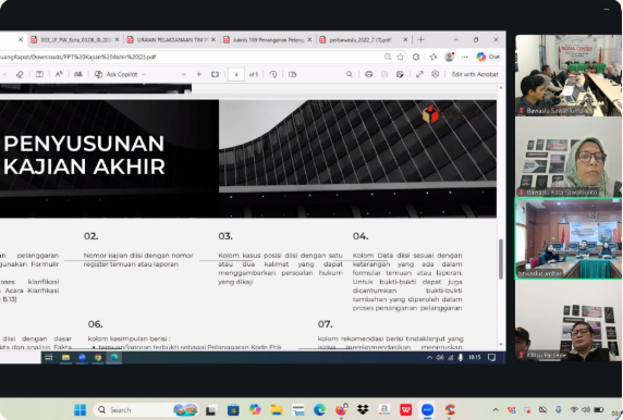 RDK Penyusunan Kajian Akhir