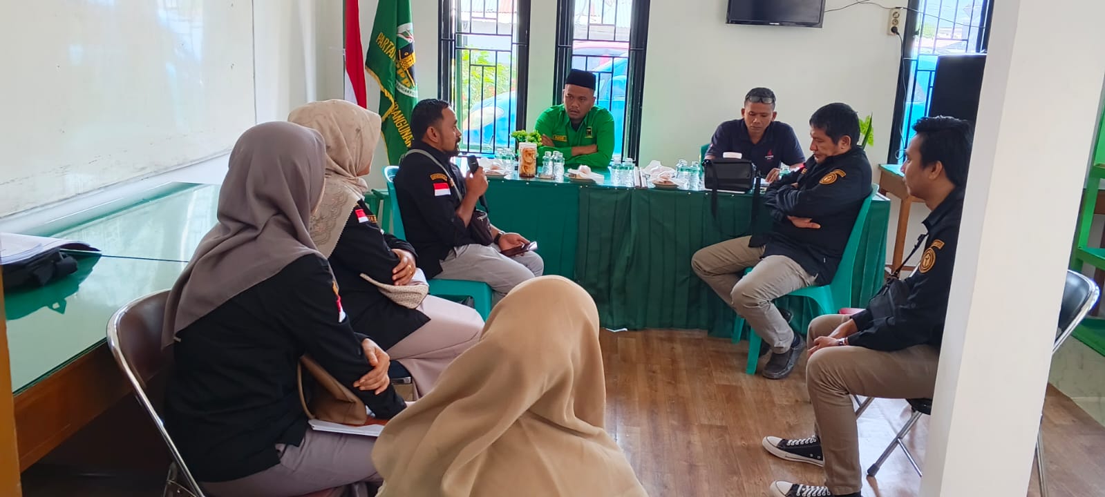 Bawaslu Sawahlunto Roadshow ke DPC PPP dan PBB