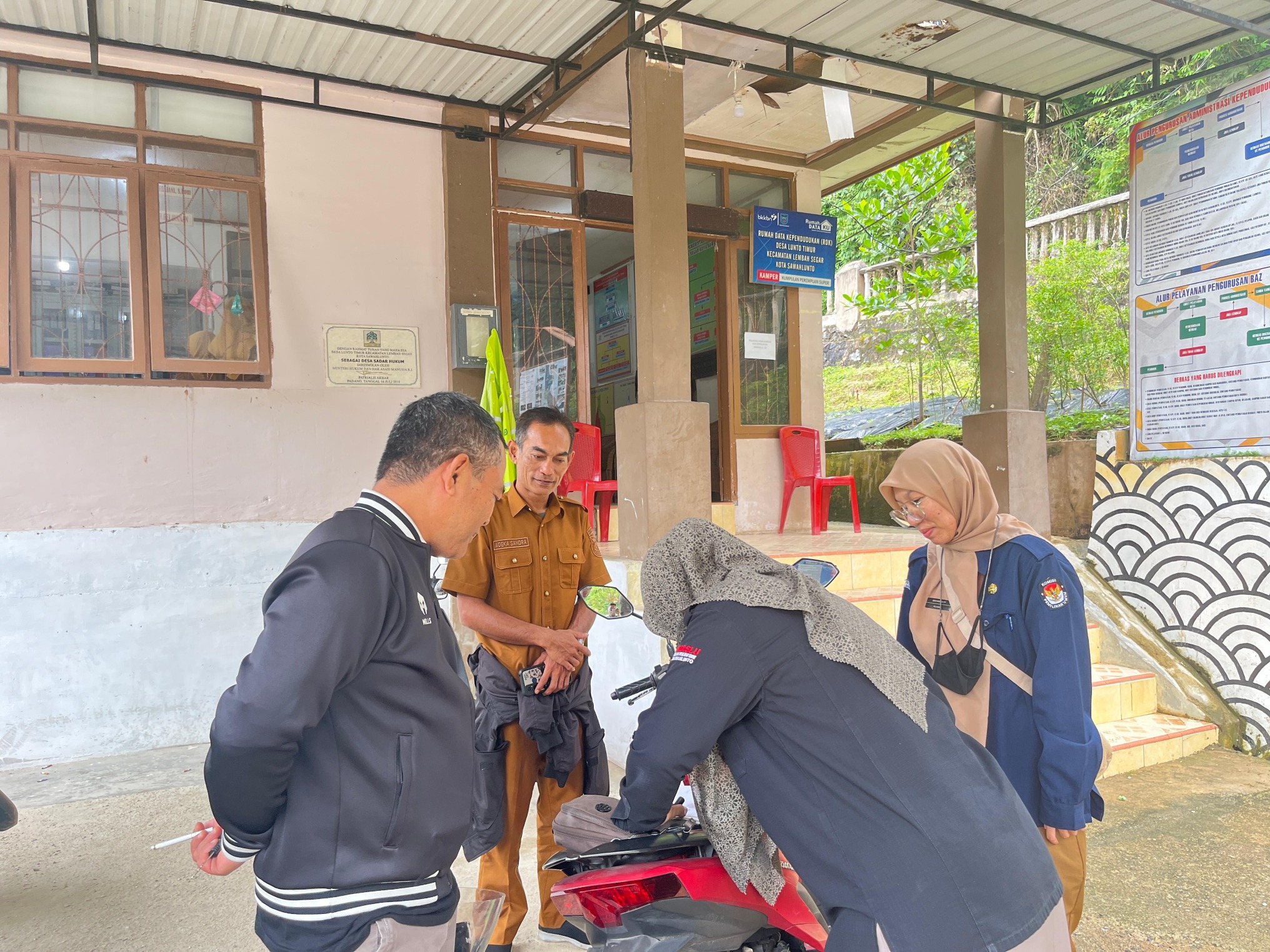 Coktas Data Pemilih di Lunto Timur dan Lunto Barat