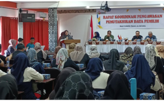 Jelang Masa Kampanye Pemilu 2024, Bawaslu Sawahlunto Lakukan Ini Kepada Jajarannya.