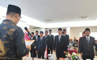 Pelantikan Panwaslu Kecamatan se-Kota Sawahlunto