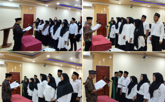 Pelantikan Panwaslu Kelurahan Desa (PKD) se-Kota Sawahlunto