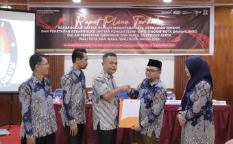 Penyerahan BA Penetapan DPT Pemilihan 2024
