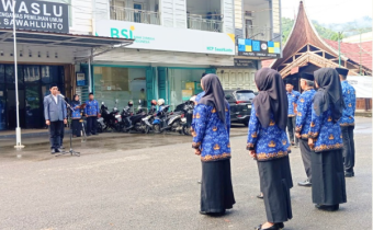 Bawaslu Kota Sawahlunto Gelar Upacara Memperingati Hari Kesaktian Pancasila