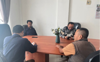 KPU Kota Sawahlunto melaksanakan koordinasi dengan Bawaslu Kota Sawahlunto terkait PDPB