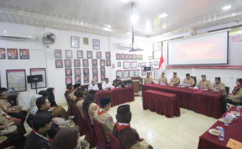 elantikan Saka Yogaswara Gerakan Pramuka Kota Sawahlunto Masa Bakti 2025-2030