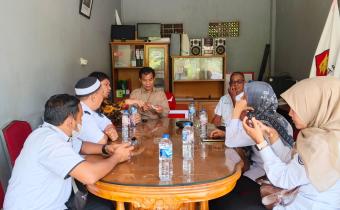 Bawaslu Sawahlunto Gelar Roadshow dan Konsolidasi Kepemiluan ke Partai Gerindra